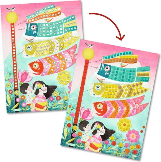 Japanische Motive, die Spaß machen