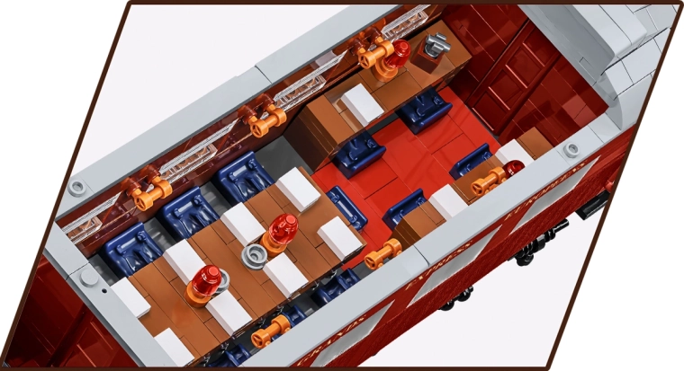 Realistisches Interieur und hochwertige Bedruckungen