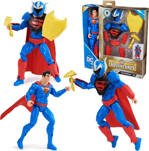 Superman Man of Steel Figur mit Rüstung und Zubehör