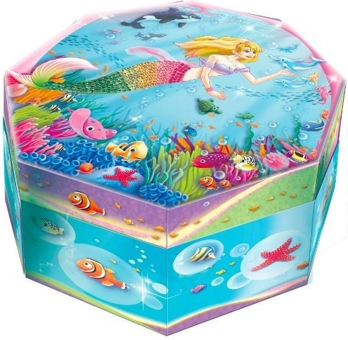 Pecoware Spieluhr Achteckig - Meerjungfrau