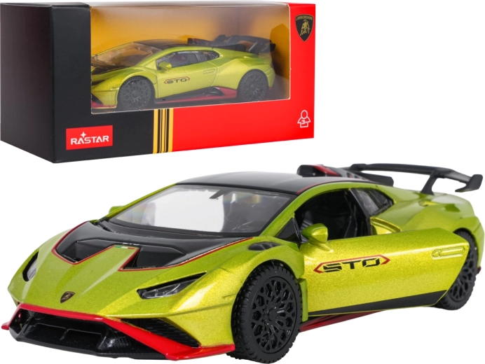 Metallmodell Lamborghini Huracán STO RASTAR im Maßstab 1:43, blau