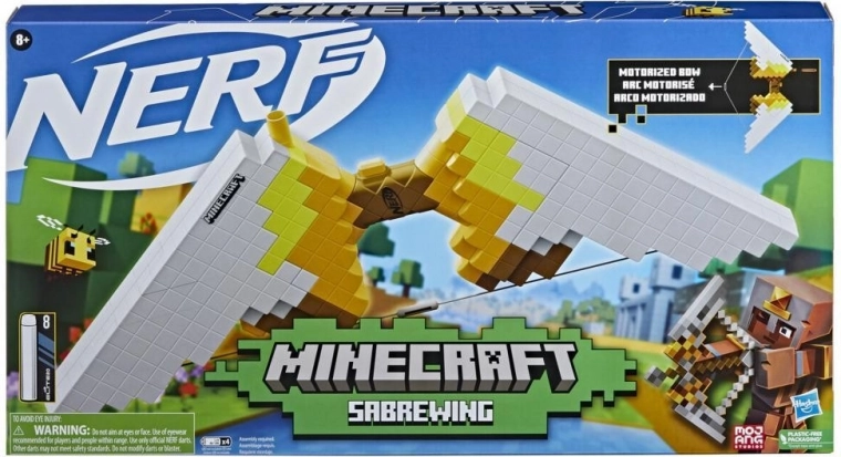 Nerf Minecraft Sabrewing Bogen für Schaumstoffpfeile