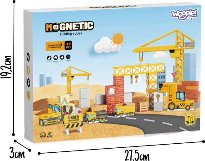 Praktische Verpackung und großes Set mit 49 Teilen