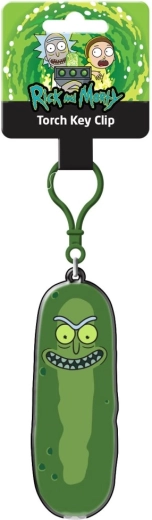 Schlüsselanhänger mit Taschenlampe Rick und Morty Pickle Rick