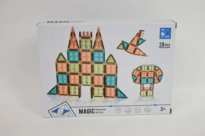 Magnetisches Konstruktionsset mit 28 Teilen
