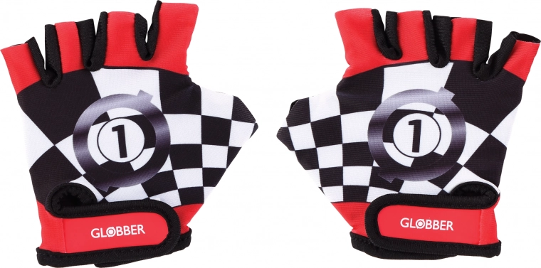Schützende Kinderhandschuhe Globber XS – Racing Red