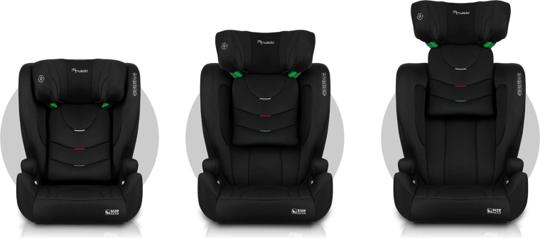 12 Stufen der Kopfstütze – wächst mit dem Kind