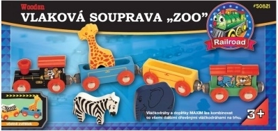 MAXIM Eisenbahn-Set mit Zootieren