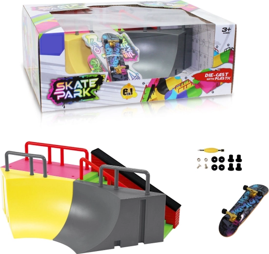 Sparkys modularer Skatepark 6-in-1 Pro für Fingerboard