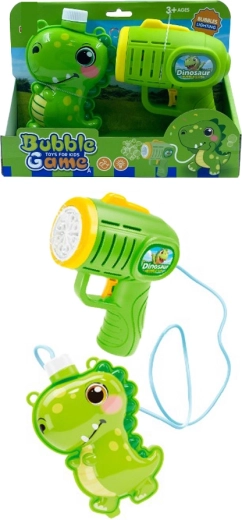 Seifenblasenpistole 2-in-1 Dinosaurier