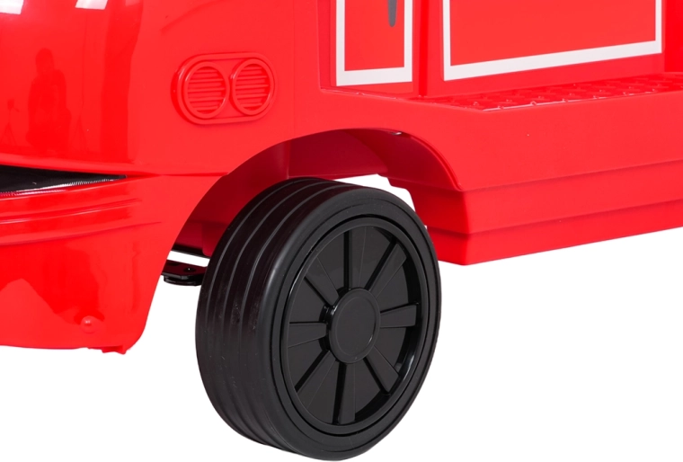 Gummiräder für leise und stabile Fahrt