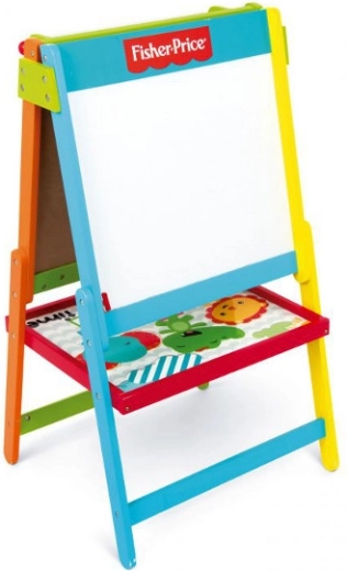 Beidseitige Kinderstaffelei mit Magnettafel
