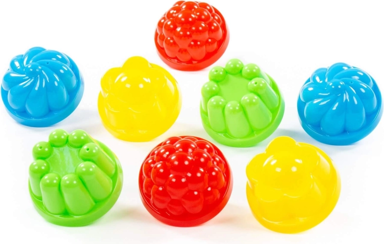 Sandförmchen – Set mit Eimer
