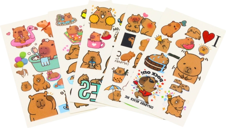 10 Bögen voller Capybaras