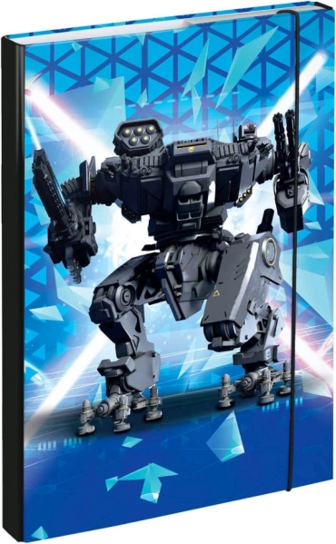 BAAGL Mappen für Schulhefte A4 Space Battle