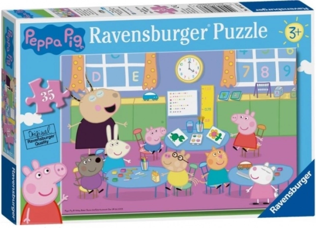Ravensburger Puzzle Peppa Pig – ganze Klasse, 35 Teile