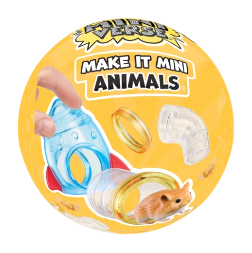 MGA's Miniverse Make it Mini Animals, Serie 2, Überraschungsbox (Blind Box) – 1 Stück