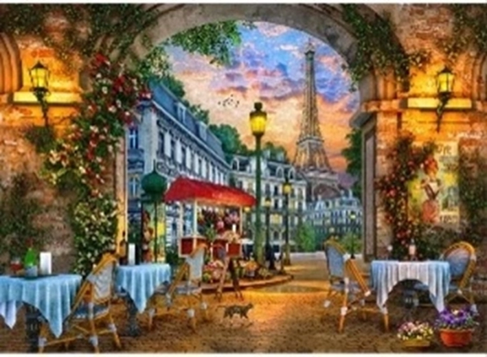 Diamantmalerei Bunte Pariser Straße 30 × 40 cm