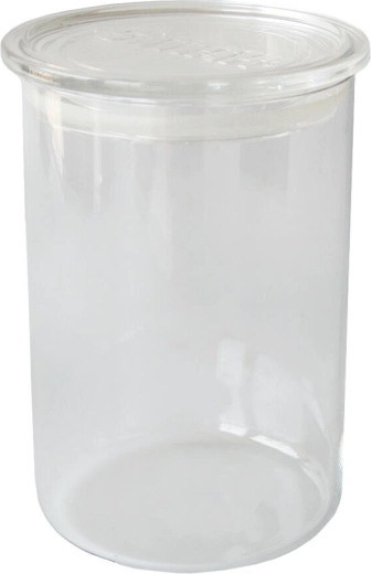 Glasdose mit Kunststoffdeckel 0,96 × 14,5 cm
