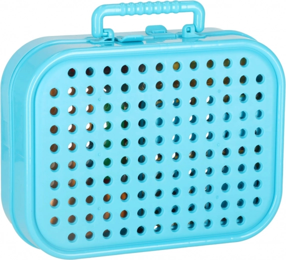 Kreatives Mosaik im Koffer mit Akkuschrauber – Konstruktionsspielzeug für Kinder – Fahrzeuge