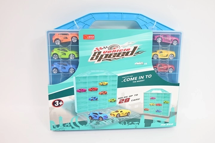 Auto-Set mit Box in Garagenform
