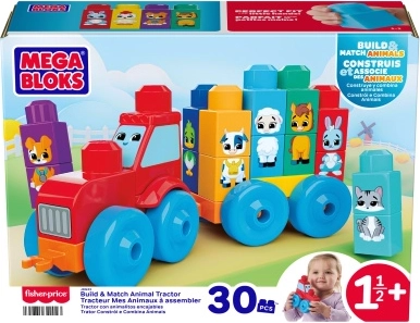 Mega Bloks Traktor mit Tieren