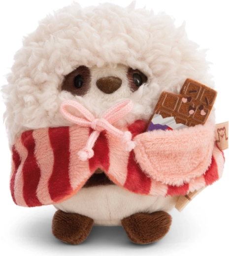 NICI MyMochi Panda Kono 8 cm im Popcorn-Kostüm mit Schokolade – Geschenkset mit Plüschtieren