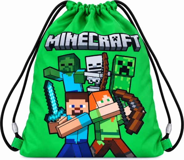 Kinderturnbeutel Minecraft grün