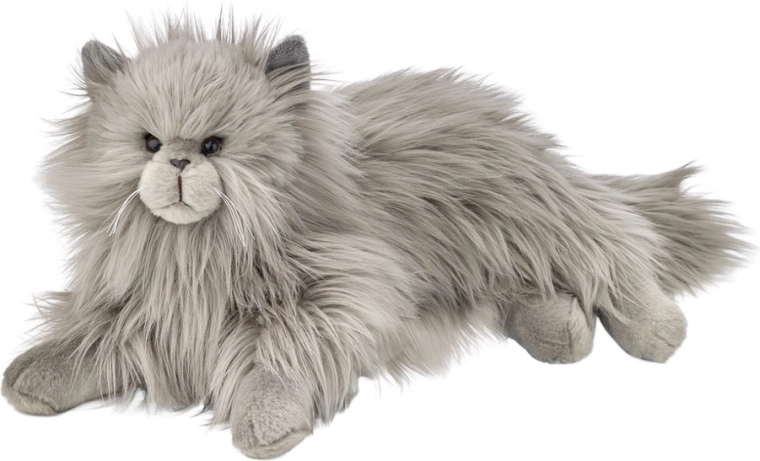 Liegende Perserkatze grau 36 cm – Plüschtier BEPPE ZOO