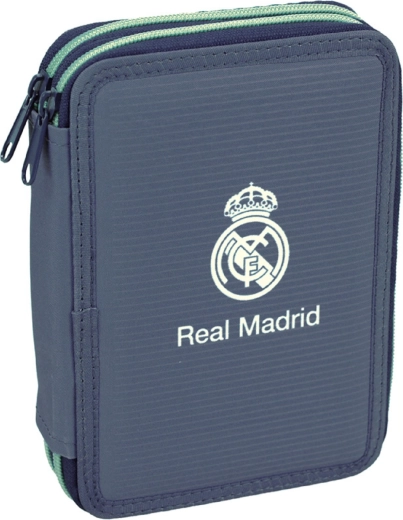 Zweistufiges Schulmäppchen Back me up Real Madrid komplett ausgestattet – 1 Stück