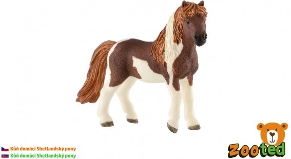 Shetland-Pony-Figur aus Kunststoff