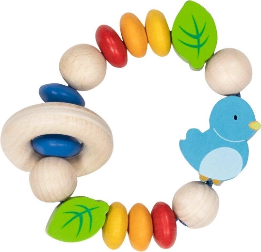Elastischer Greifring mit Vögelchen