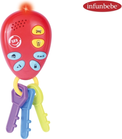 Interaktive Autoschlüssel für Kinder von Infunbebe