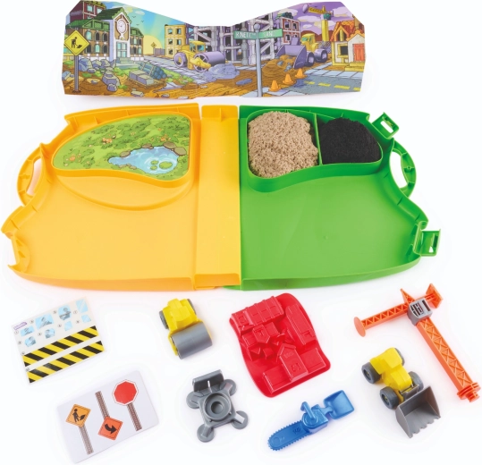 793 g kinetischer Sand in zwei Farben