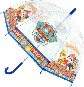 Transparenter Regenschirm mit Motiv der Paw Patrol
