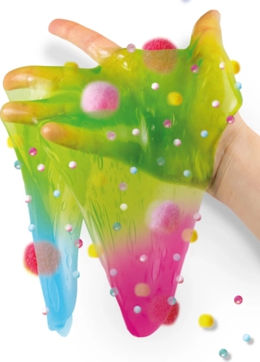 Angenehm dehnbarer und sensorischer Slime