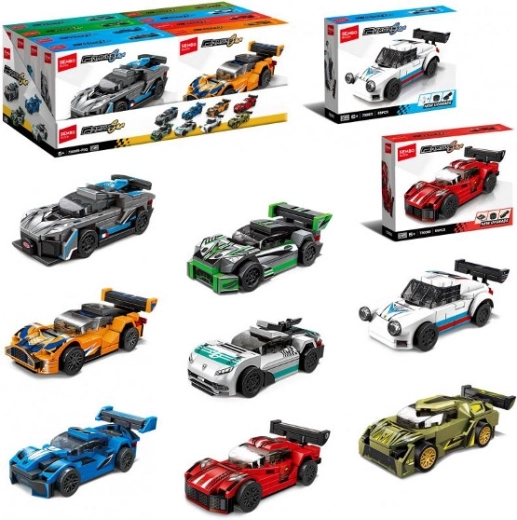 Sembo Block Famous Car Rennwagen-Bausatz 65+ Teile
