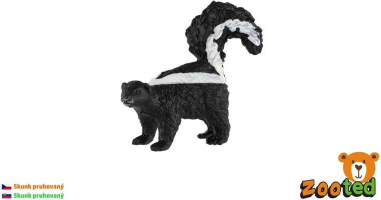 Figur des Streifenskunks Zooted 5 cm – 1 Stück