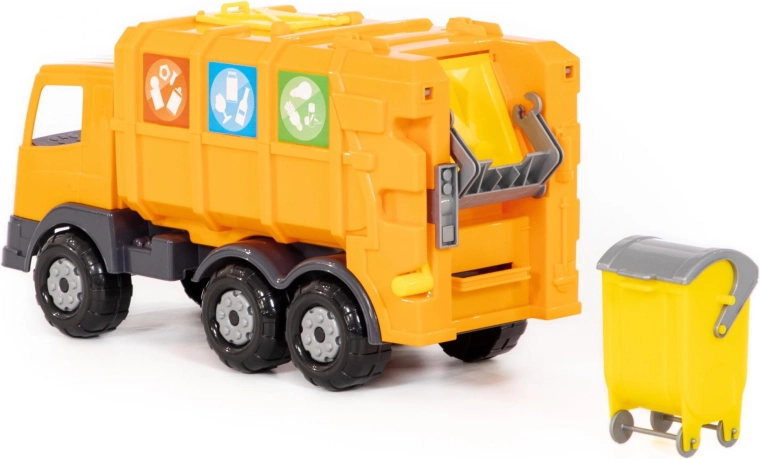 Funktionales Anheben und Entleeren des Containers