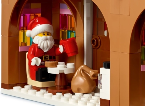 Santa-Clause-Minifigur für Weihnachtsgeschichten