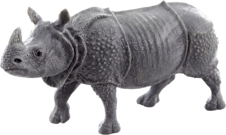 Nashorn Kunststofffigur 14 cm