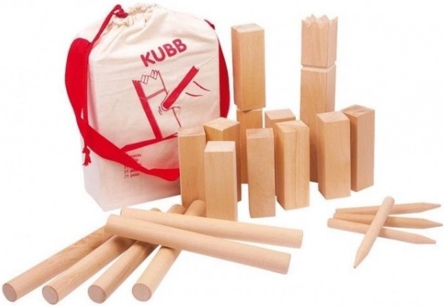 Spiel Kubb Wikinger klein