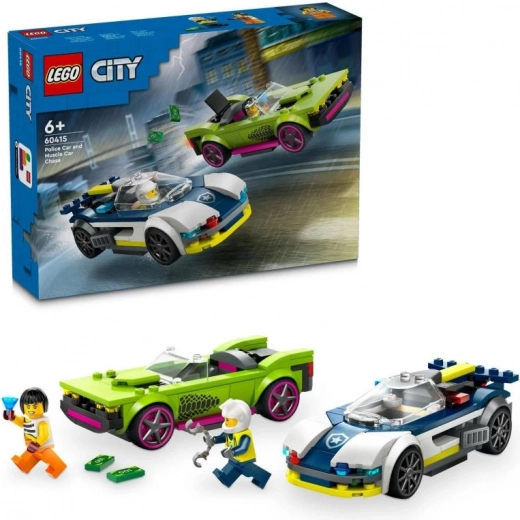 Lego City Polizei-Verfolgungsjagd mit Muscle Car 60415