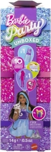 Barbie Party Reveal Glamour-Partypuppe, lila