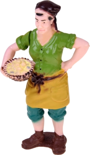 Bäuerin mit Eierkorb