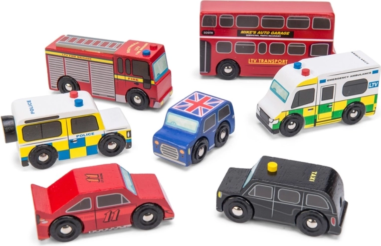 Ikonische Londoner Fahrzeuge