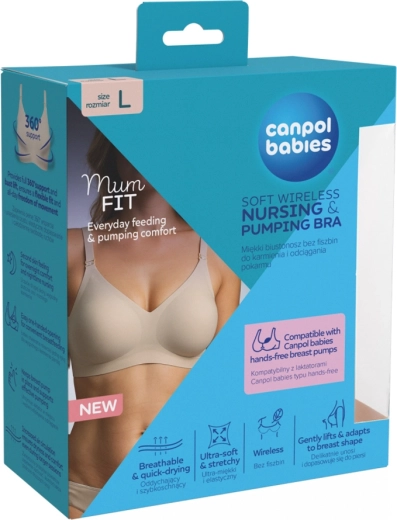 Canpol babies MumFIT Still- und Abpump-BH, Größe L