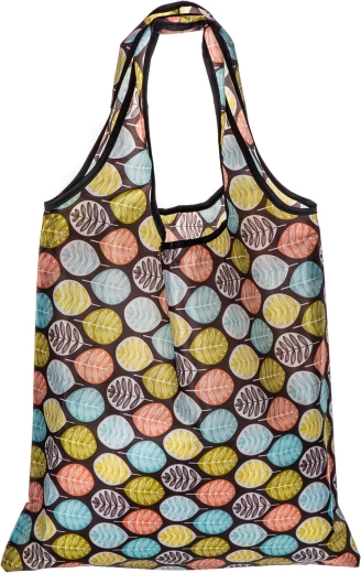 Faltbare Einkaufstasche Pretty Up mit Blattmotiv 59 × 37 cm