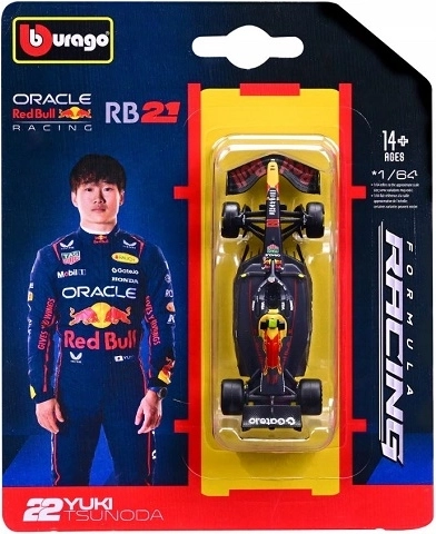 Bburago F1-Modell 1:64 Oracle Red Bull Racing RB21 2025 – Yuki Tsunoda