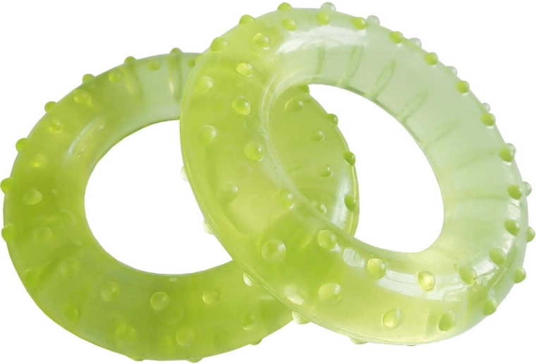 Acra Massage-Ringe mit Noppen 7 cm – Fingertrainer (2 Stk.)